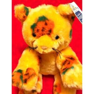 Build A Bear Halloween Jack-O-Lantern Pumpkin Kitty Cat Vaulted Stuffed Plush